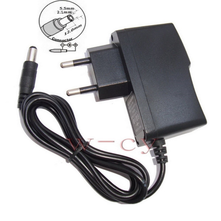 Netzteil 110v 220v 12v 1a bis 5.5x 2.1mm buchse konverter netzteil jr international - 1