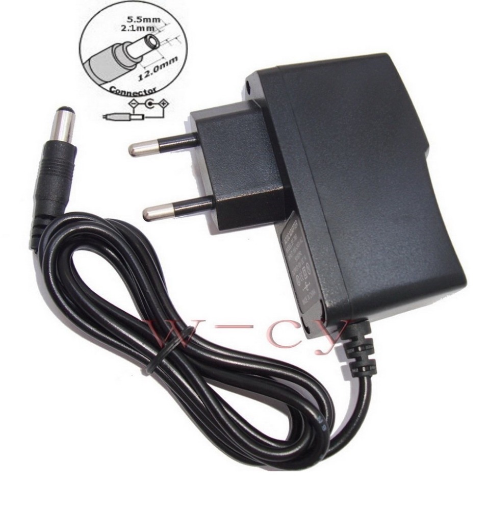 Netzteil 110v 220v 12v 1a bis 5.5x 2.1mm buchse konverter netzteil jr international - 1