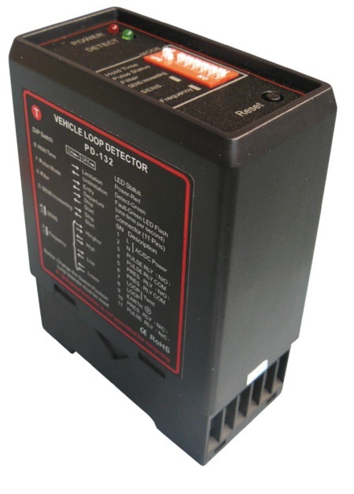 Electronic magnetic detector loop detection count input counter shift vehicle alarm jr international - 1