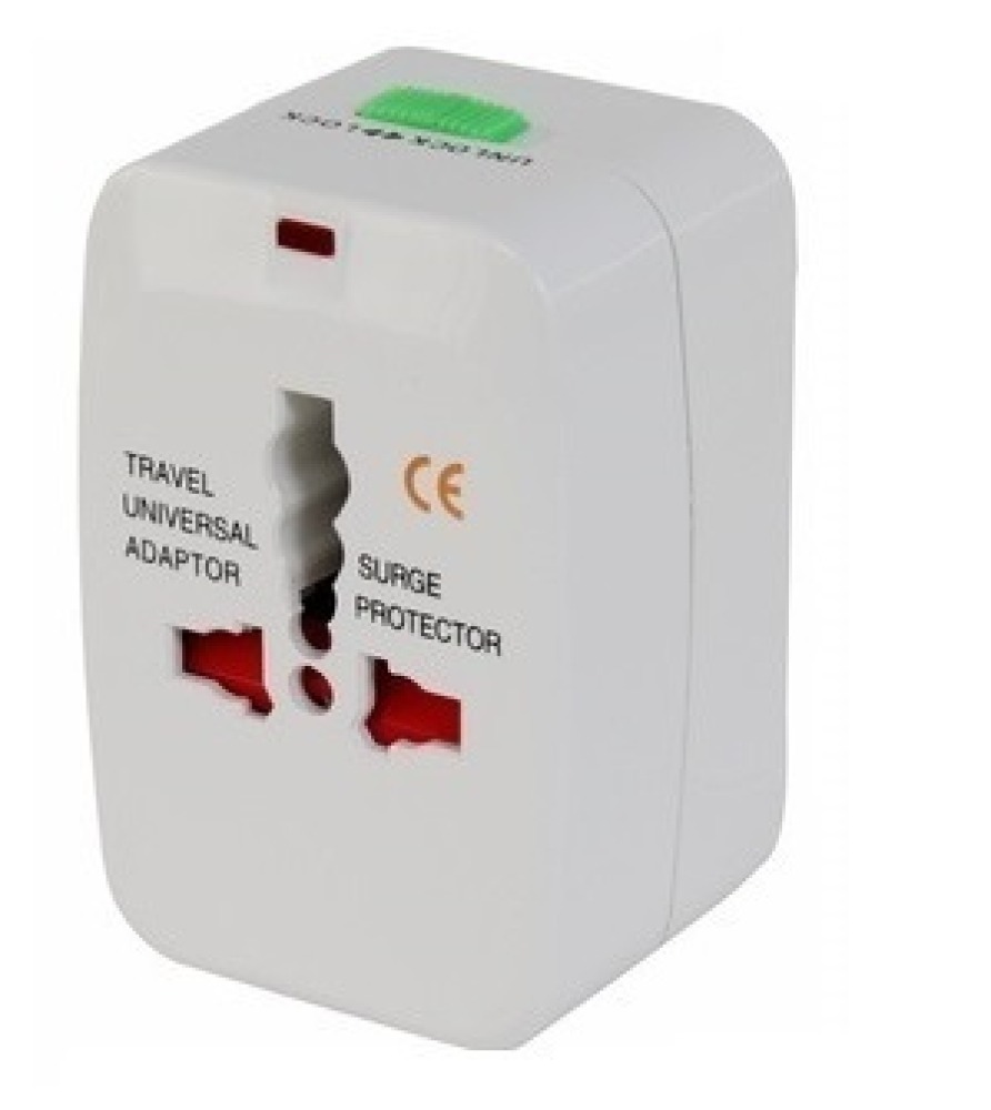 Adaptador enchufe electrico viaje 150 pais europa america usa gran bretana uk australia jr international - 2