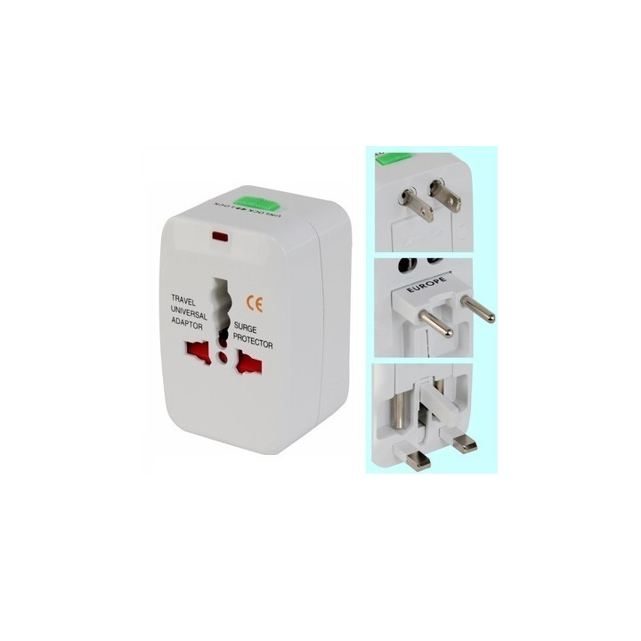 Elektrische universal-stecker-adapter reise europe 150 ländern usa uk australia britain jr international - 2