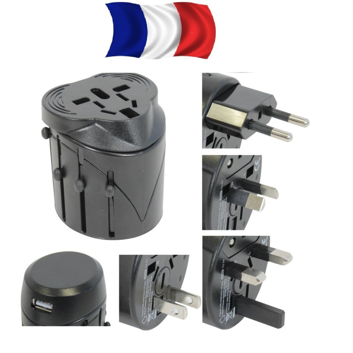 Plug adapter mit usb elektrisiert 150 ländern reisen europa usa australia uk britain jr international - 1