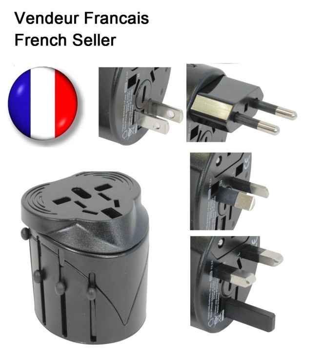 Usb + universal travel ac plug adapter charger us uk eu jr international - 1