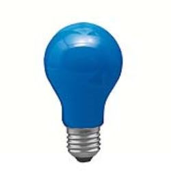 Standard lampadina blu e27 220v 25w illuminazione 230v 240v festa della stringa di luce jr international - 1