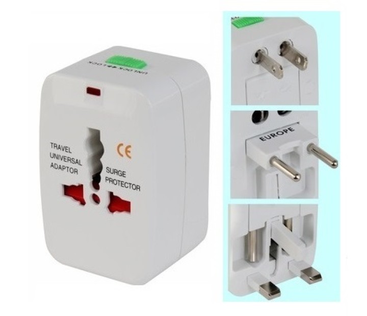 Elektrische universal-stecker-adapter reise europe 150 ländern usa uk australia britain jr international - 2