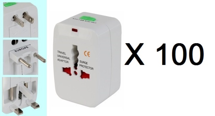 100 X Au uk us eu travel power ac adapter plug converter jr international - 1