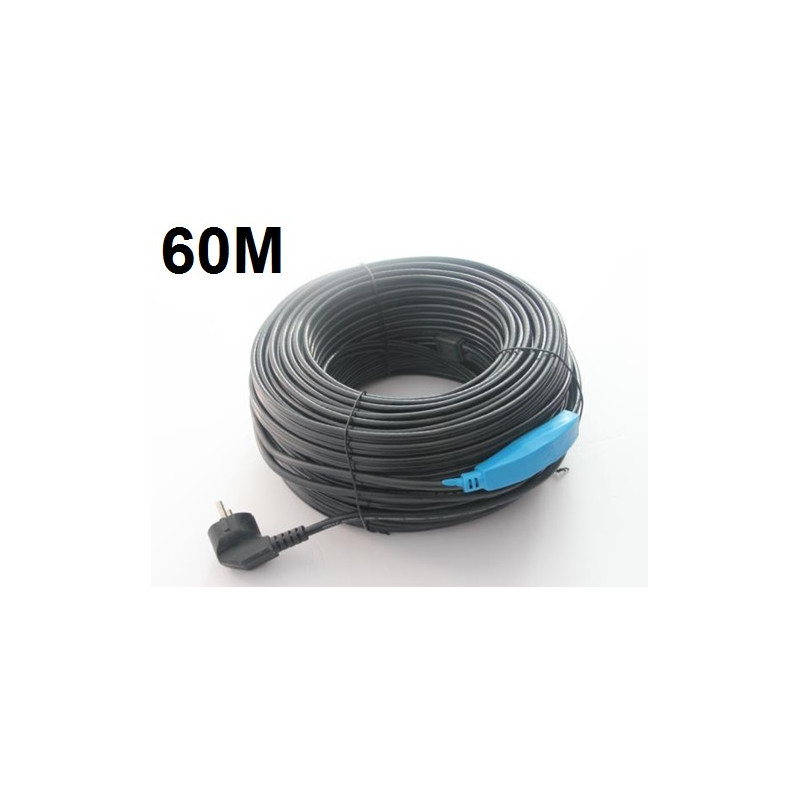 la piscine Câble chauffant avec sonde de température 4 m 230 V Câble anti-gel Protection contre le gel pour conduites d'eau dans la maison l'étang 