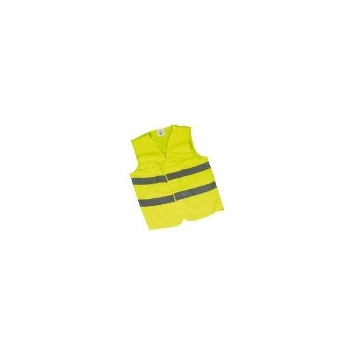 Chaleco reflectante tamaño xxl polyester amarillo chalecos seguridad de camino mejoracion visibilidad jr international - 1