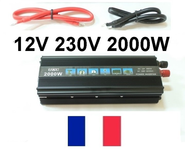 Tensione convertitore 12v 220v 2000w sinusoidale modificata psi2000b 12vdc 230vac 230v 240v jr international - 1