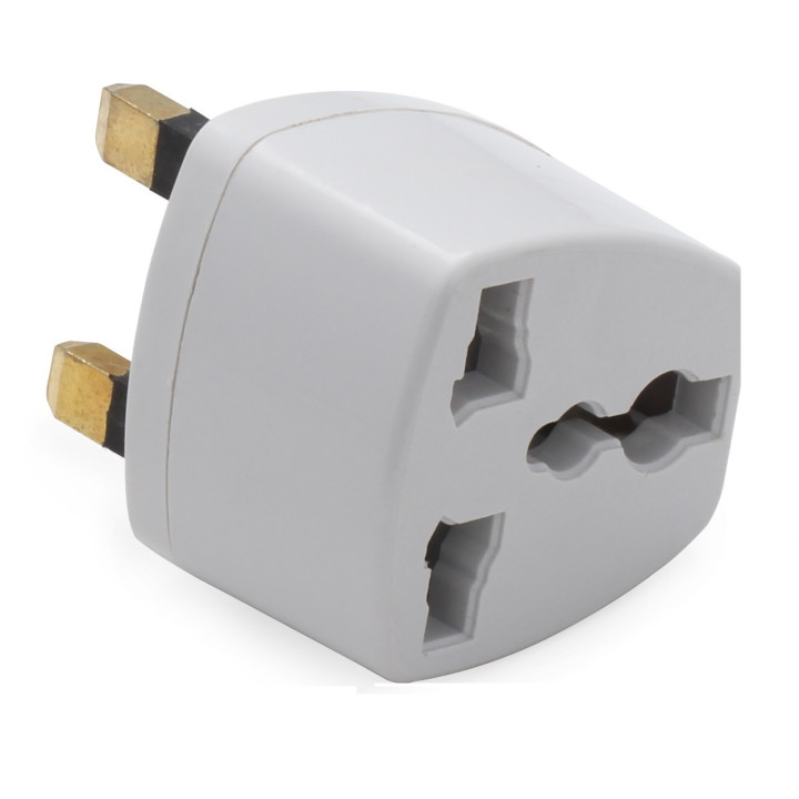 Adattatore elettrico presa europea verso presa inglese senza presa terra convertitore adattatore converter jr international - 2