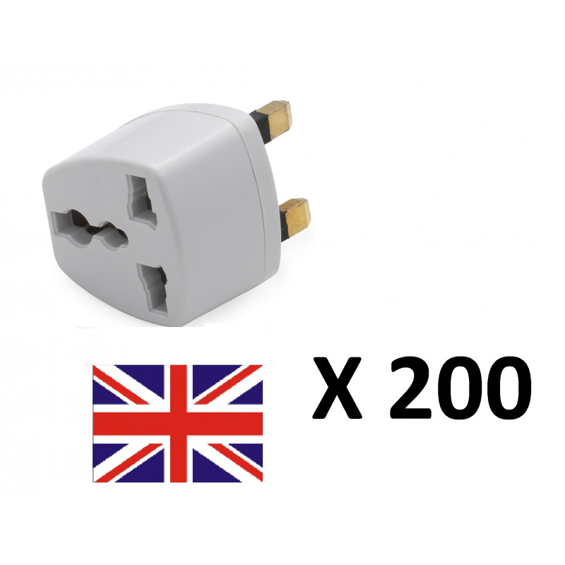 Travel UK to EU Euro AC Power Plug Charger Adapter Socket Converter Universal F 