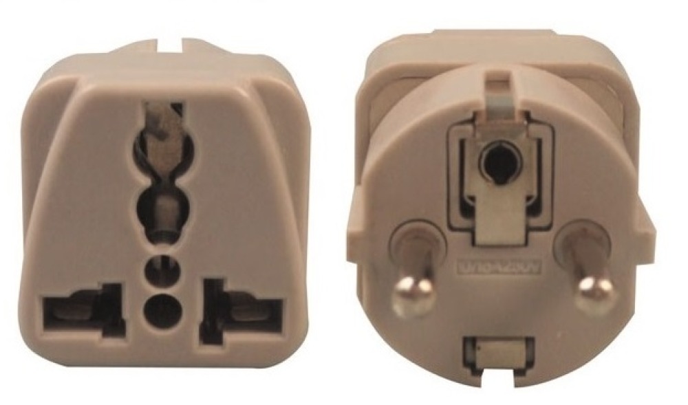 Adattatore presa europesa verso presa inglese adattatori viaggi 16a 250vca convertitore adattatore converter jr international - 