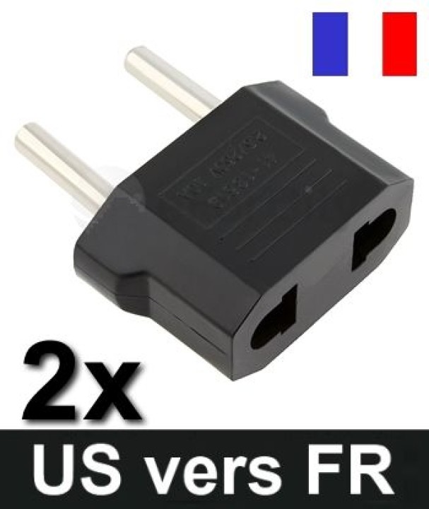 2 X Travel adapter plug china japan canada us electric sector to euro plug converter asia jr international - 1