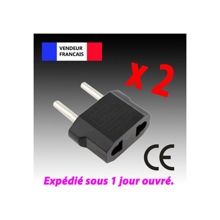 2 X Viajes adaptador de enchufe de china, japón, canadá nos sector eléctrico para euro enchufe adaptador asia jr international -