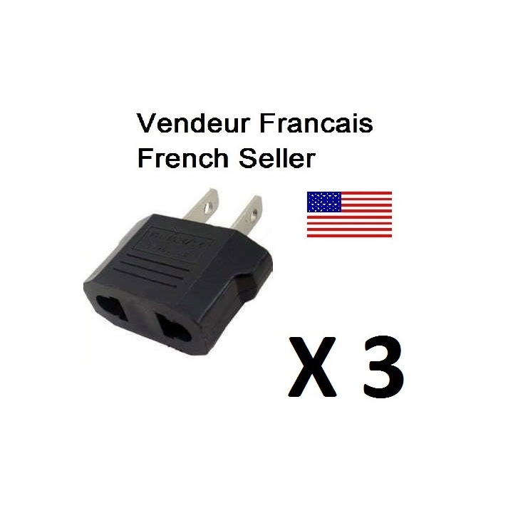3 travel adapter plug ee.uu. Industry canada francia euro convertidor a / japan americano ee.uu. Ee.uu. jr international - 1