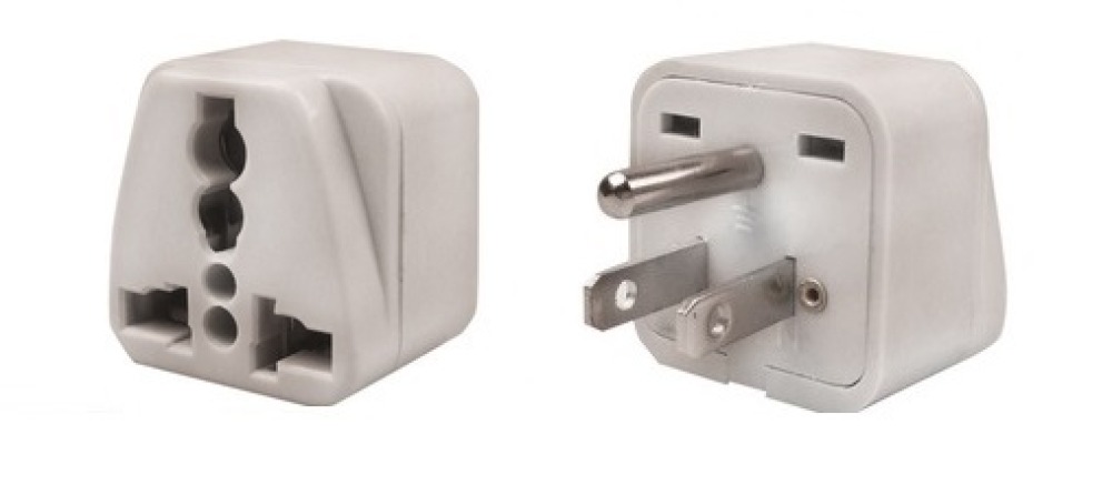 Travel adapter electric adapter 16 american male + female to female euro adapter jr international - 2