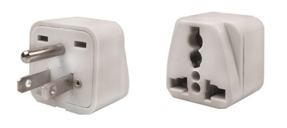 Travel adapter electric adapter 16 american male + female to female euro adapter jr international - 2