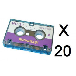20 Audiokassette 30 minuten das stuck audiokassetten zubehor fur videouberwachung audiokassette audiokassetten grundig - 1