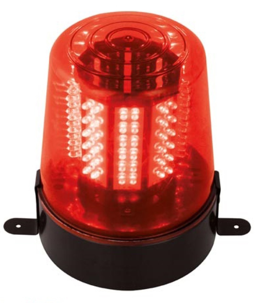 108 red LED beacon 12v + 220v power supply girophare vdllplb1 light effect american dj - 1