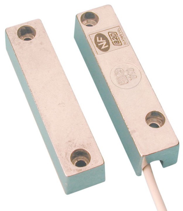 Contatto magnetico nc omologato nfa2p detettore aperture gardiner - 2