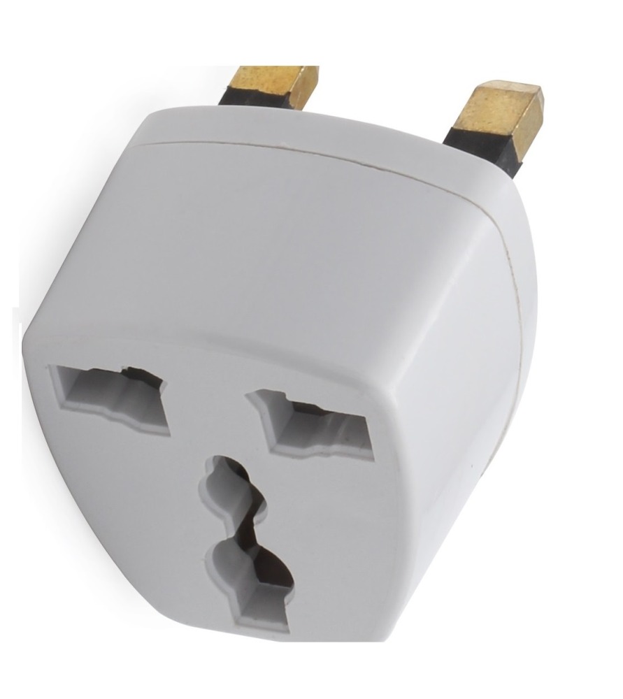 Adattatore elettrico presa europea verso presa inglese senza presa terra convertitore adattatore converter jr international - 2