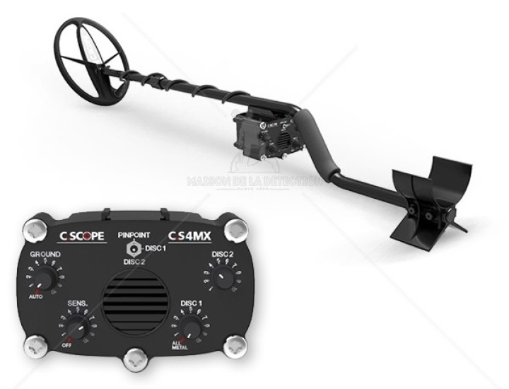 Professional metal detector C.Scope cs4mx-i Adjustable discrimination jr international - 1