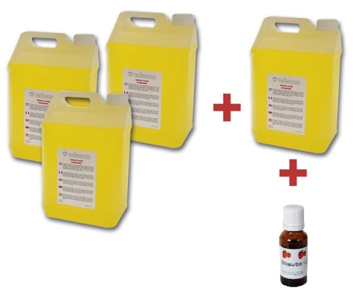 Pack of 4 cans of 5 liters VDLSL5 smoke machine + 1 perfume oil bottle vdlslf6 velleman - 1