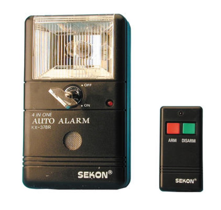 Allarme autovettura anti urto + spinotto accendisigaro kx378r multifunzione detettore urti auto antifurto autoveicolo jr interna