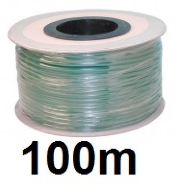 Cable coaxial 75 ohm verde ø6mm (100m) cable television cables coaxiales satellite tv television sat cae - 1