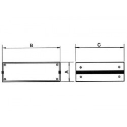 Box case metal case for bfun anti tamper case for smoke generator cartridge, 120x200x220mm sheet metal cases 10 10e high resista