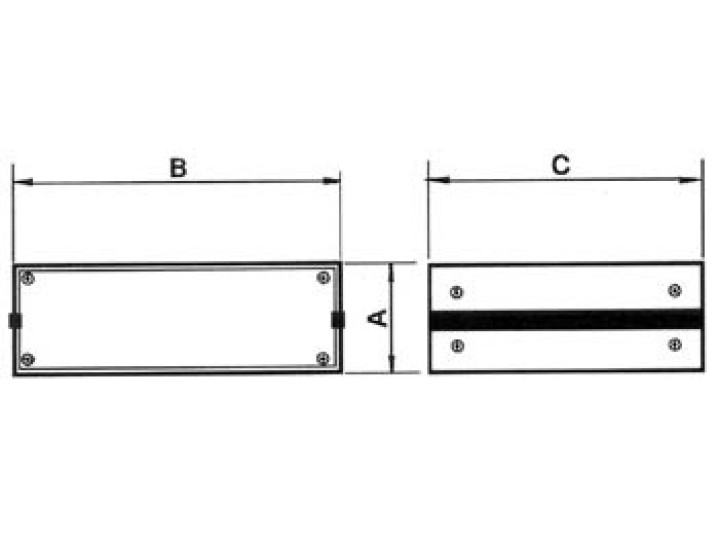Cofanetto in metallo 200x220x121mm per bfun lamiera 10 10e, laccata a 180° per montaggio elettronico velleman - 2