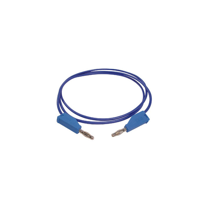Puntale spina banana 4mm blu velleman - 1
