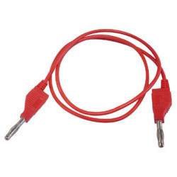 Cables de prueba de 4 mm conector banana rojo jr  international - 1
