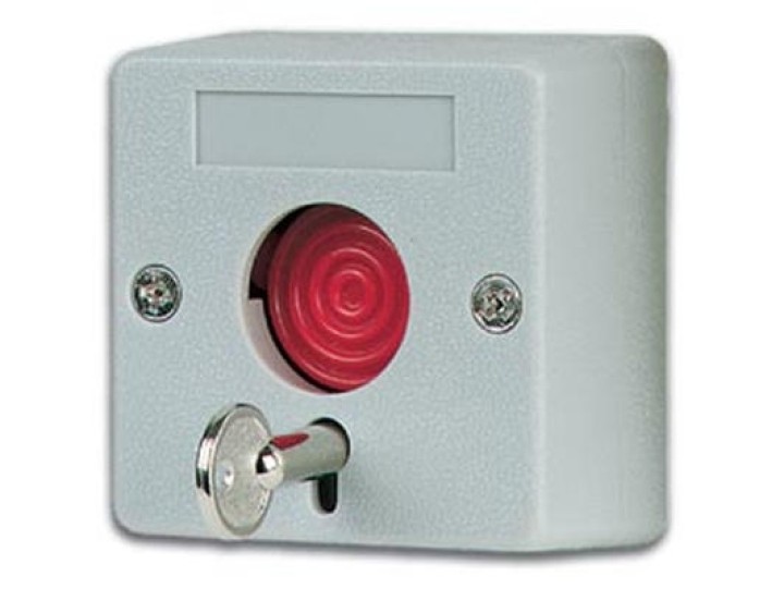 Pulsante panico con chiave di contatto nf congegno panico con chiave jr international - 1