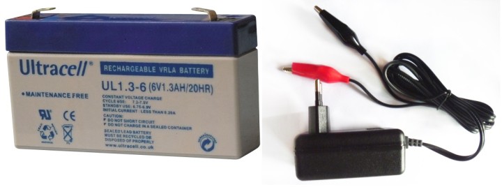 7.2v charger 220v 110v 0.5a 6v 1a 6w + 6v 1.3ah battery rechargeable battery motorcycle jr international - 1