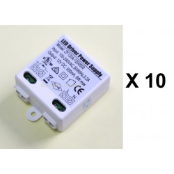 10 x 12V DC Stromanschluss 220v 0.5a 6w LED-Beleuchtung Transformator 230v 240V 500mA jr international - 1