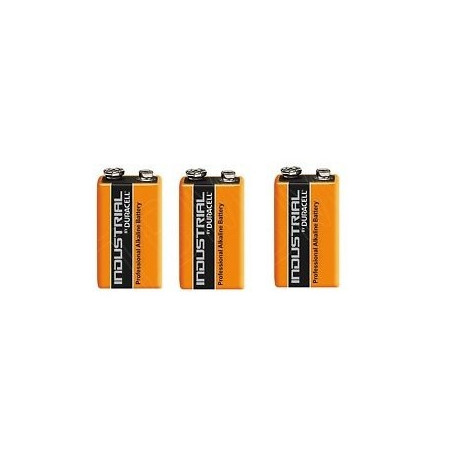 3 X 9vdc alkaline battery duracell 1604 ultra - Eclats Antivols