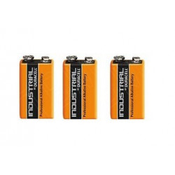 3 X 9vdc alkaline battery duracell 1604 ultra status - 1