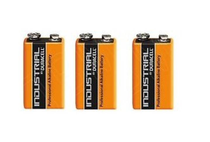 3 X Pila 9vcc alcalina duracell 1604 ultra para ze5 status - 1