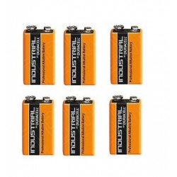 6 X Pila 9vcc alcalina duracell 1604 ultra para ze5 velleman - 1