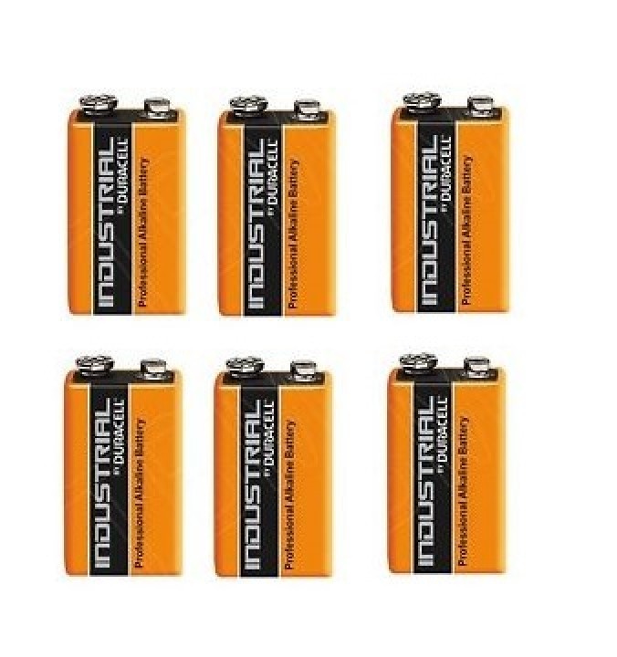 6 X 9vdc alkaline battery duracell 1604 ultra velleman - 1