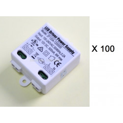100 x 12v DC supply 220v 0.5a 6w LED lighting transformer 230v 240v 500ma jr international - 1