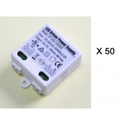 50 x 12v DC supply 220v 0.5a 6w LED lighting transformer 230v 240v 500ma jr international - 1