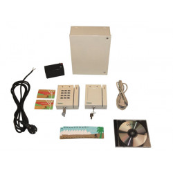 Pack kontrolle steckuhr mit eingangskartenleser zuttrit kontrollesystem elektronisch pongee - 1