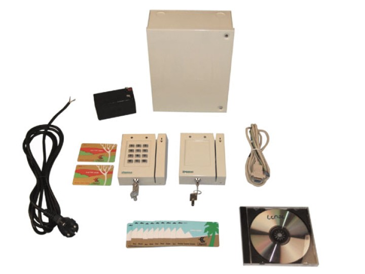 Pack control registrador horario lector tarjeta control acceso pack acceso applicacion domotica pongee - 1