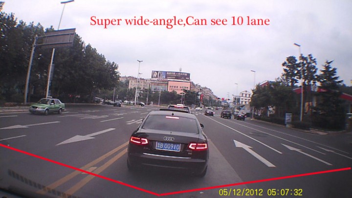HD DVR pantalla de 2.5 'LCD 6 IR LED Visión 720P Cámara Styling Car Video Grabador Dvr Veicular dashcam Vídeo Registrator jr int