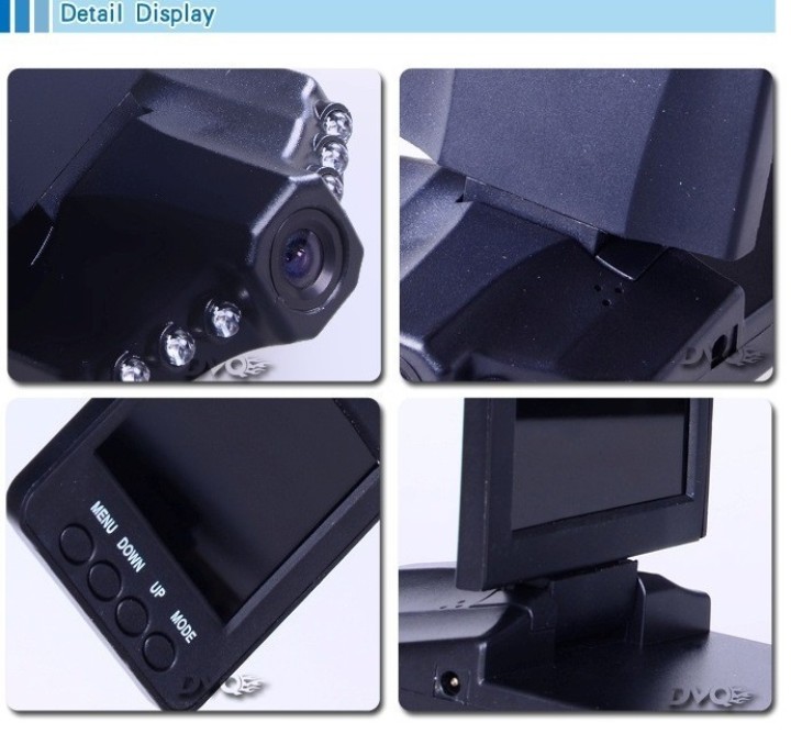 HD DVR 2.5' LCD Screen 6 IR LED Night Vision 720P Styling Video Car Camera Recorder Dvr Veicular Dashcam Video Registrator jr in