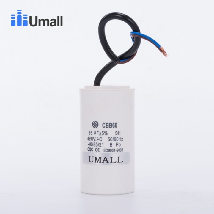 Kondensator 35,0µf  450 v  kabel jr international - 1