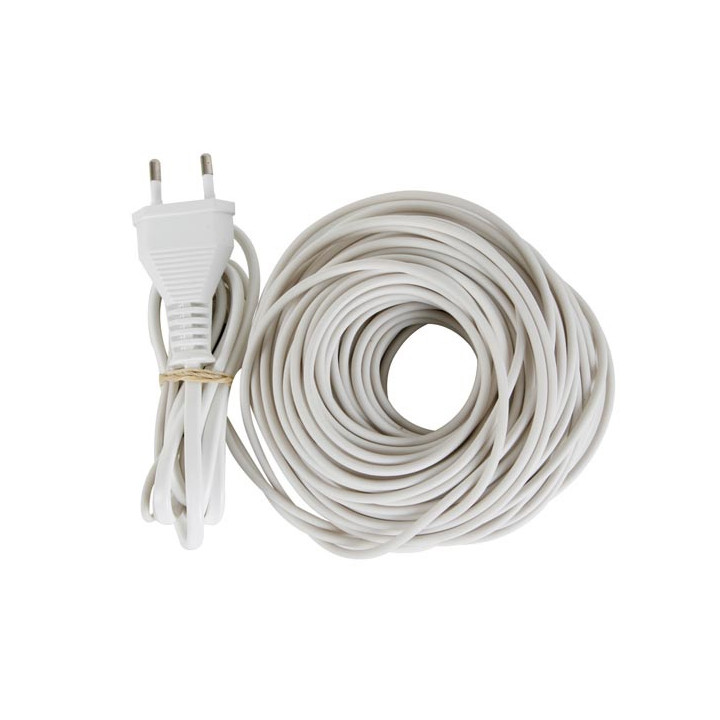 Frost protection antifreeze electric heating cable cord 2x3m  6m 120 thermostat in option jr international - 1