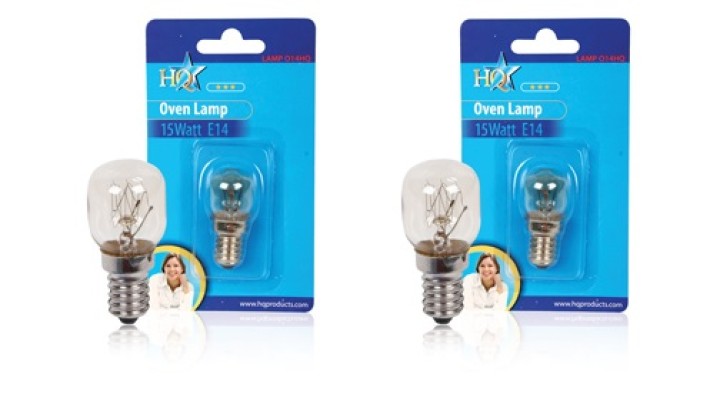 2 X 15w 240v e14 lampadina di base t22 1000h 220v 230v lamp o14hq +300 ° c jr international - 1